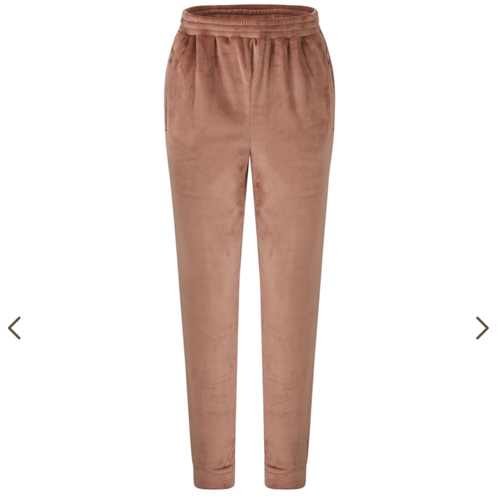 SKIMS Velour Joggers in Sienna